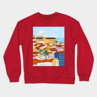 Lisbon city, Portugal Crewneck Sweatshirt